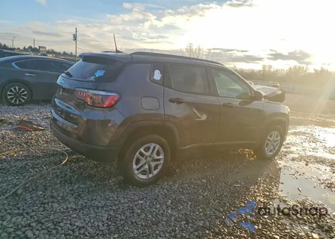 2018 Jeep Compass Sport from USA, damaged, VIN 3C4NJCAB0JT122947